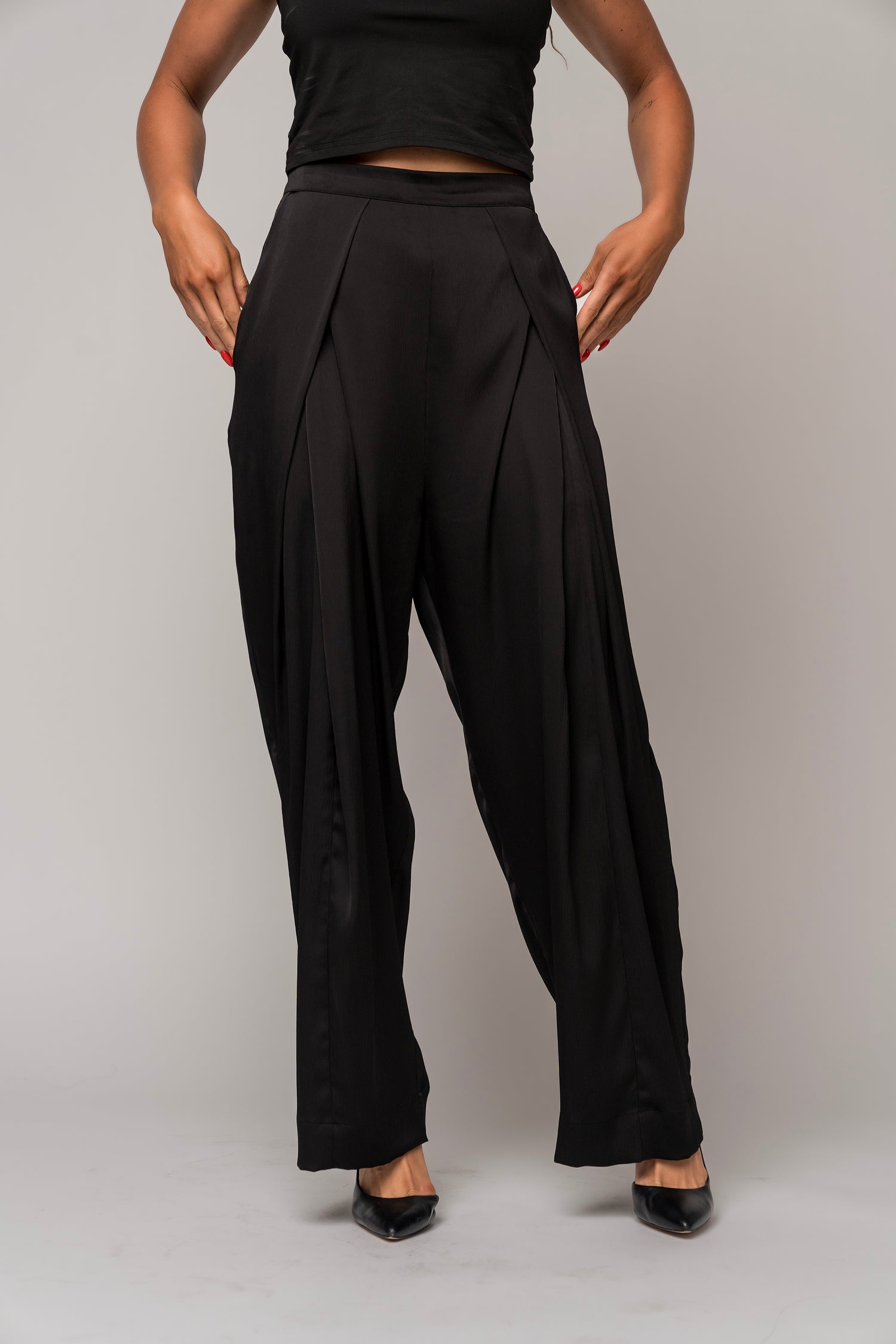 formal black pants, minimalist formal black pants, unique black pant, black dress pants, concert black, concert attire, dressy black trousers wide leg black trousers, wide leg black pants, women's tux pants, breathable pants, black pants with pockets, wide hips